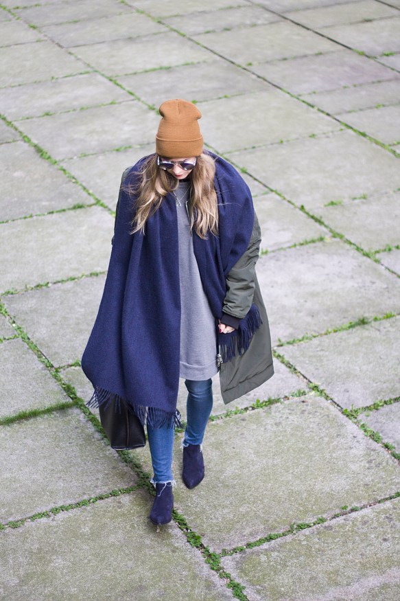 Floating Bohemian BlueScarf 2